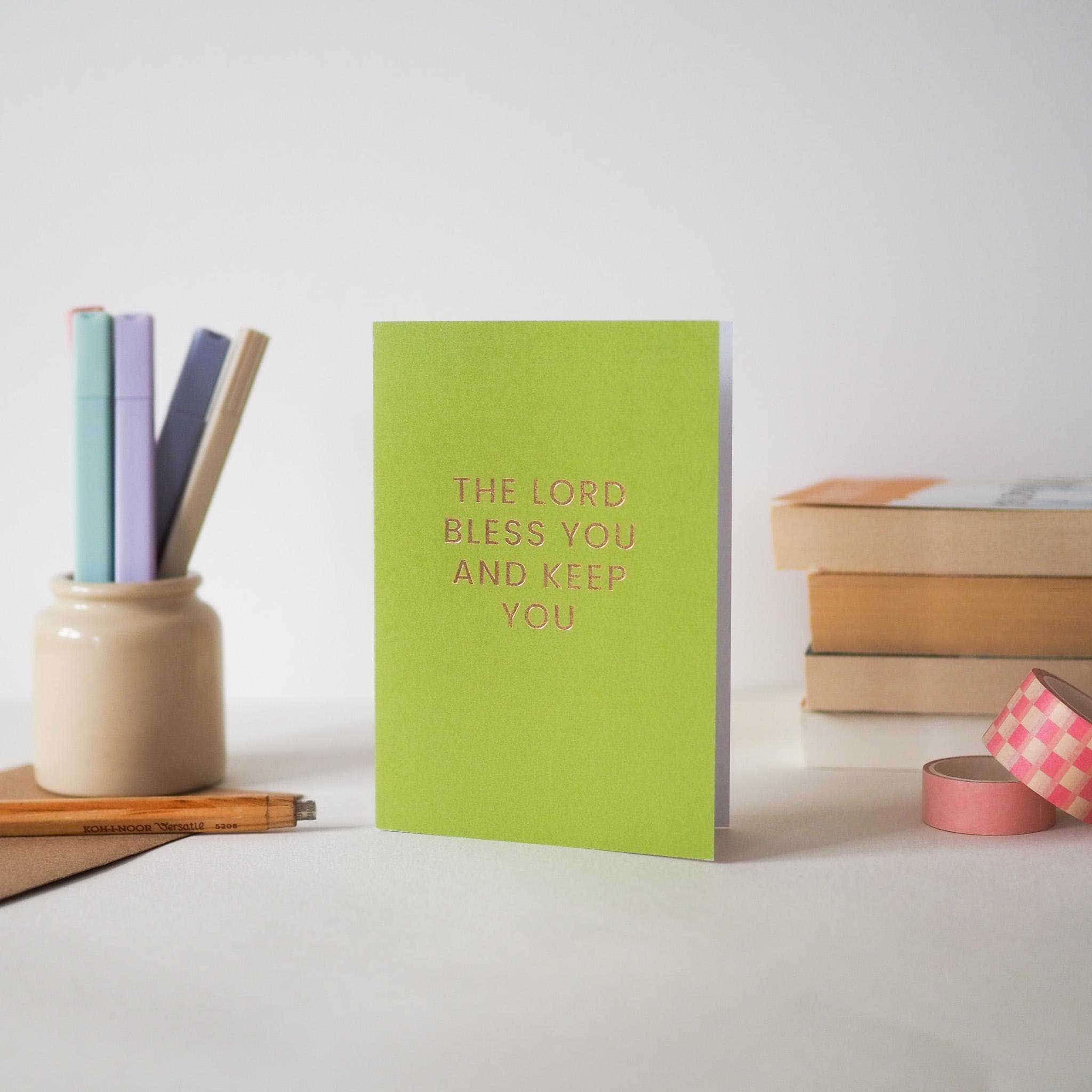 The Lord Bless You and Keep You Card