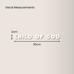 Child of God | Mirror Decal