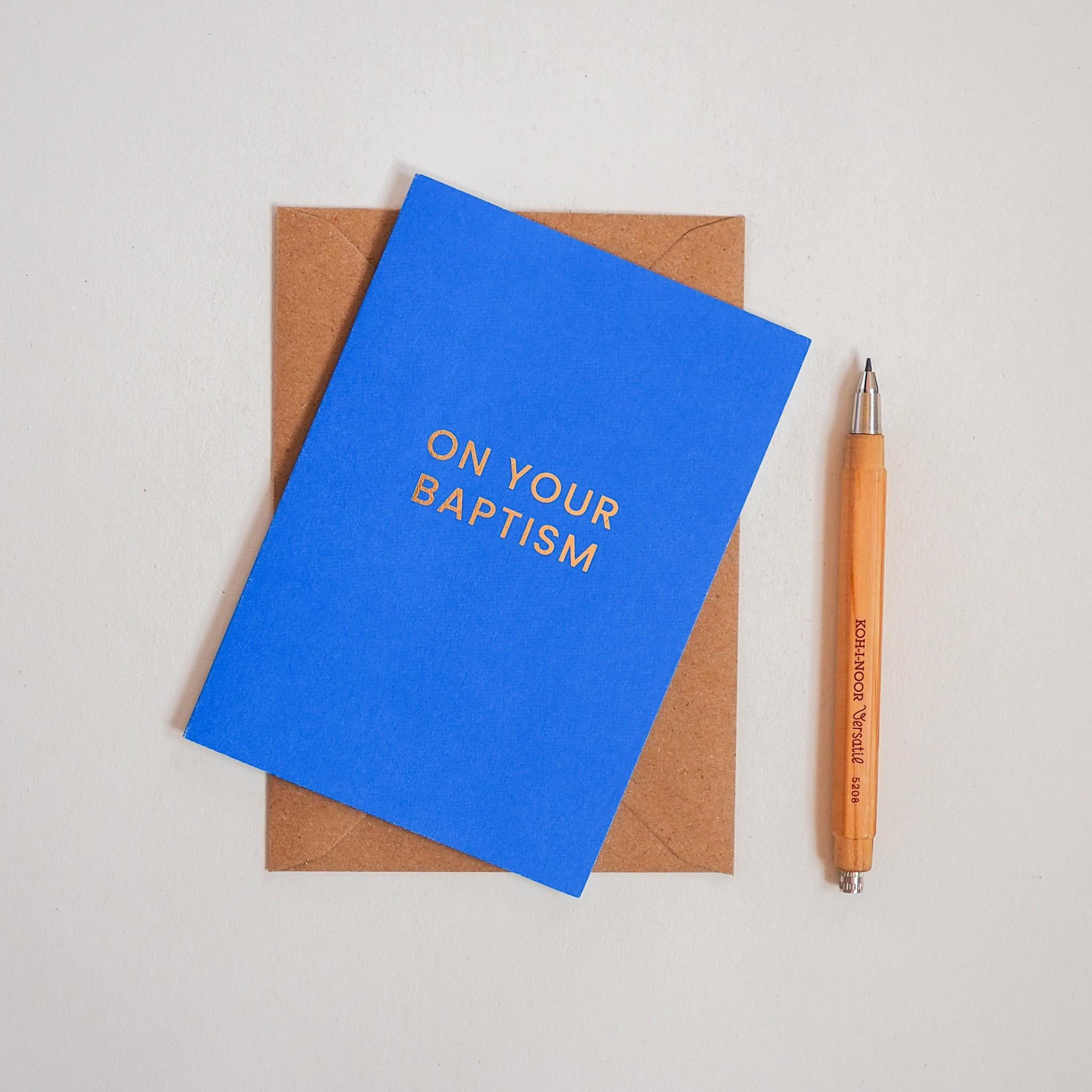 On Your Baptism Card