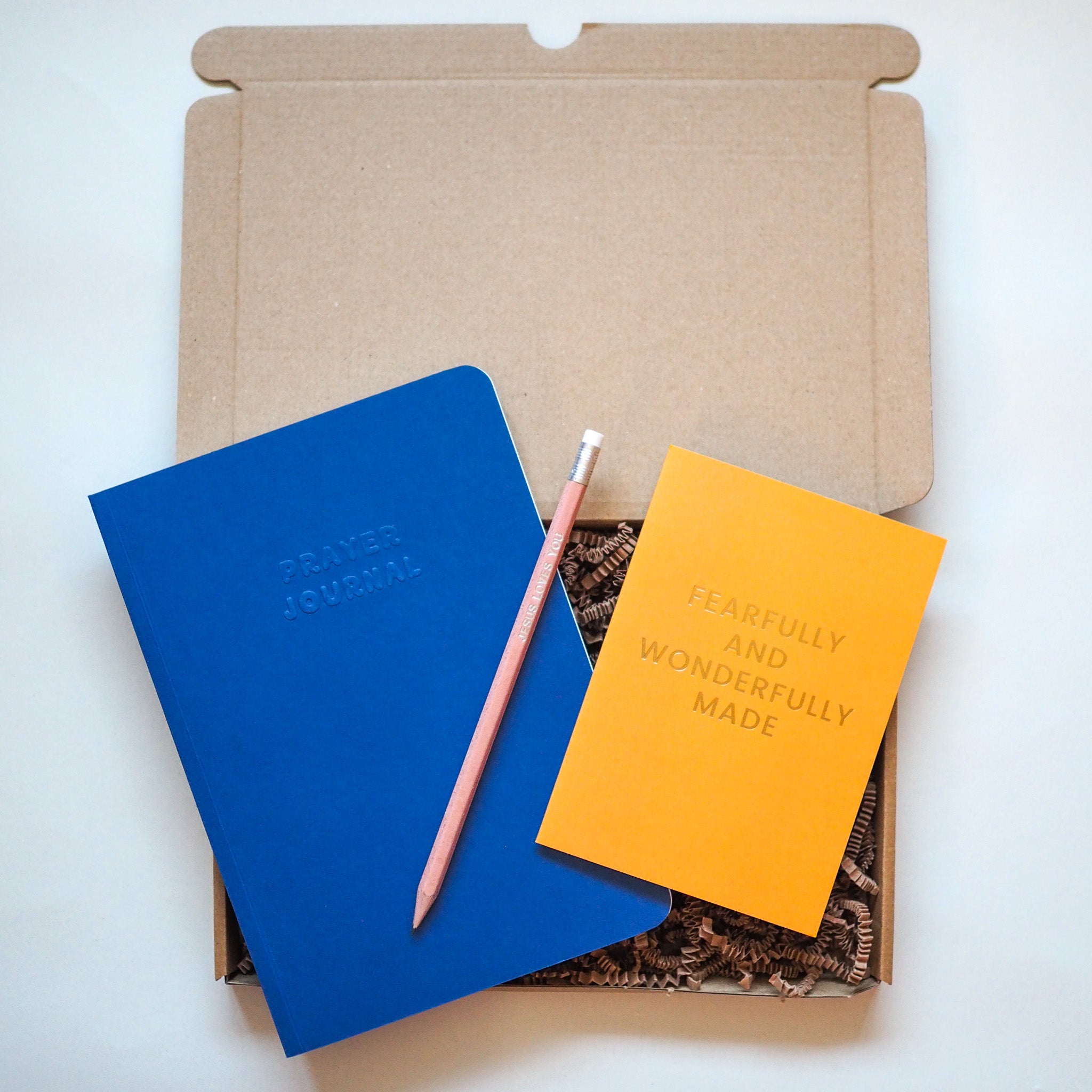 Christian Gift Box | Prayer Journal, Card and Pencil