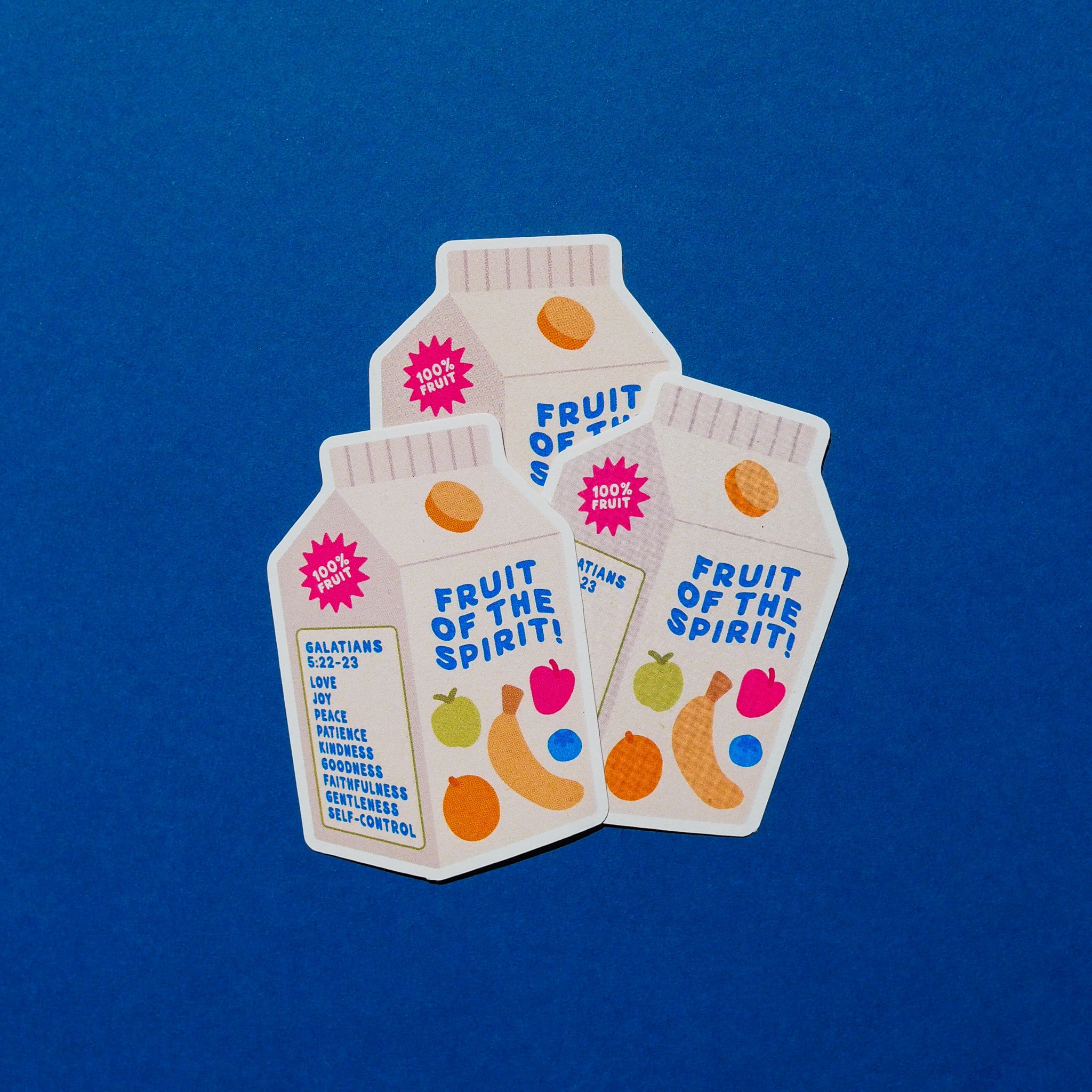 Fruit of the Spirit Juice Sticker