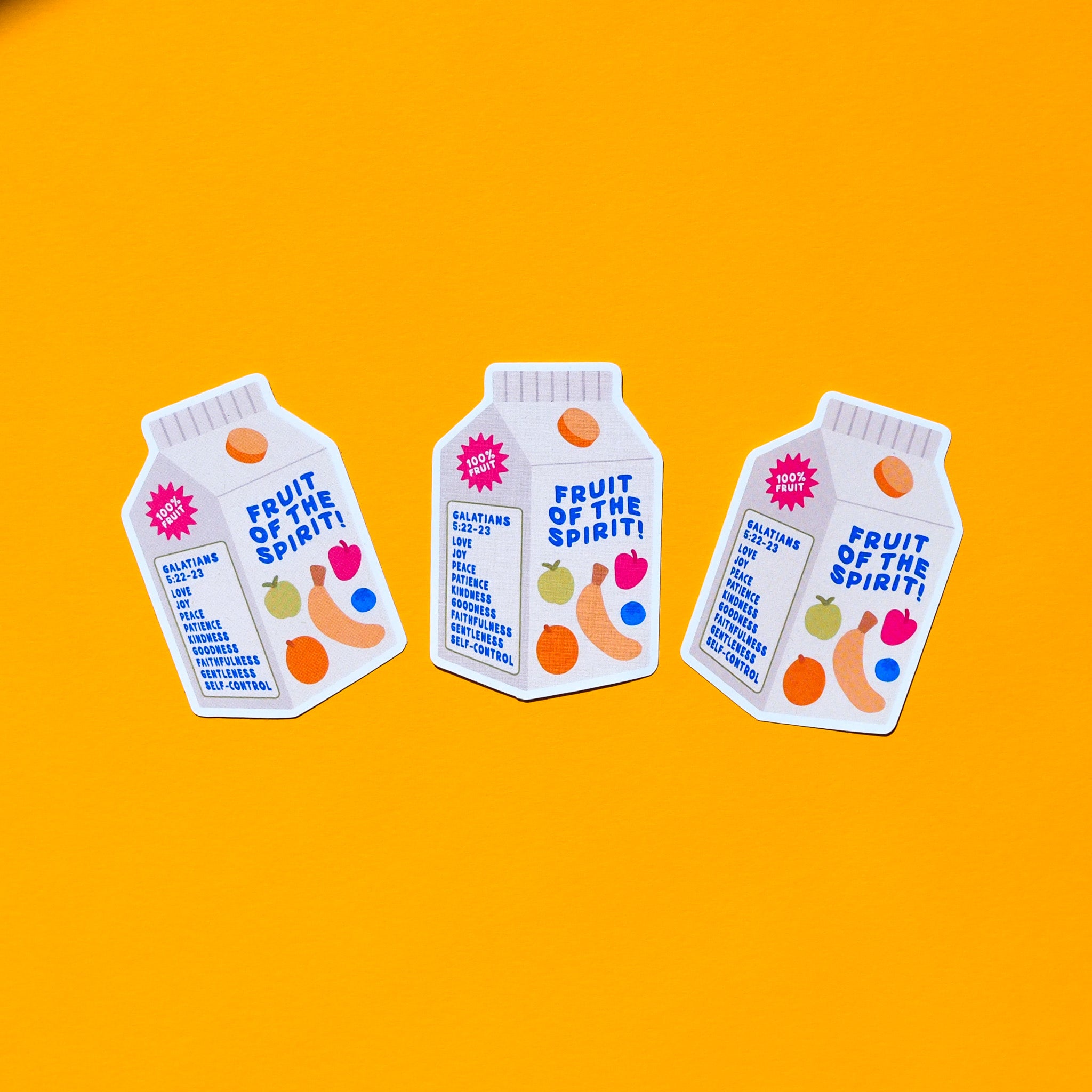 Fruit of the Spirit Juice Sticker