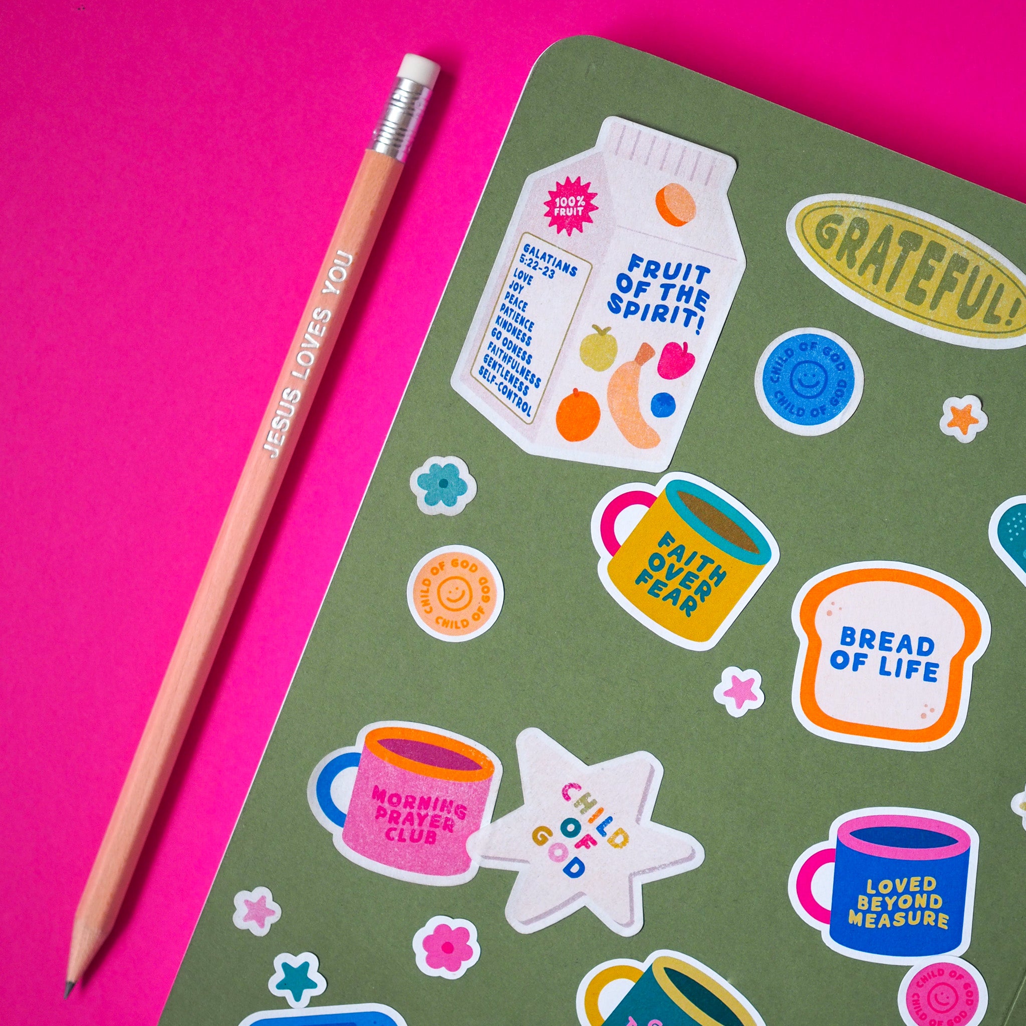 Fruit of the Spirit Juice Sticker