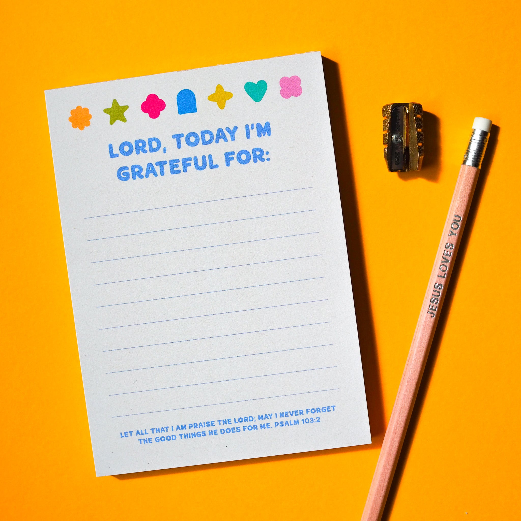 A6 Gratitude Notepad | Shapes