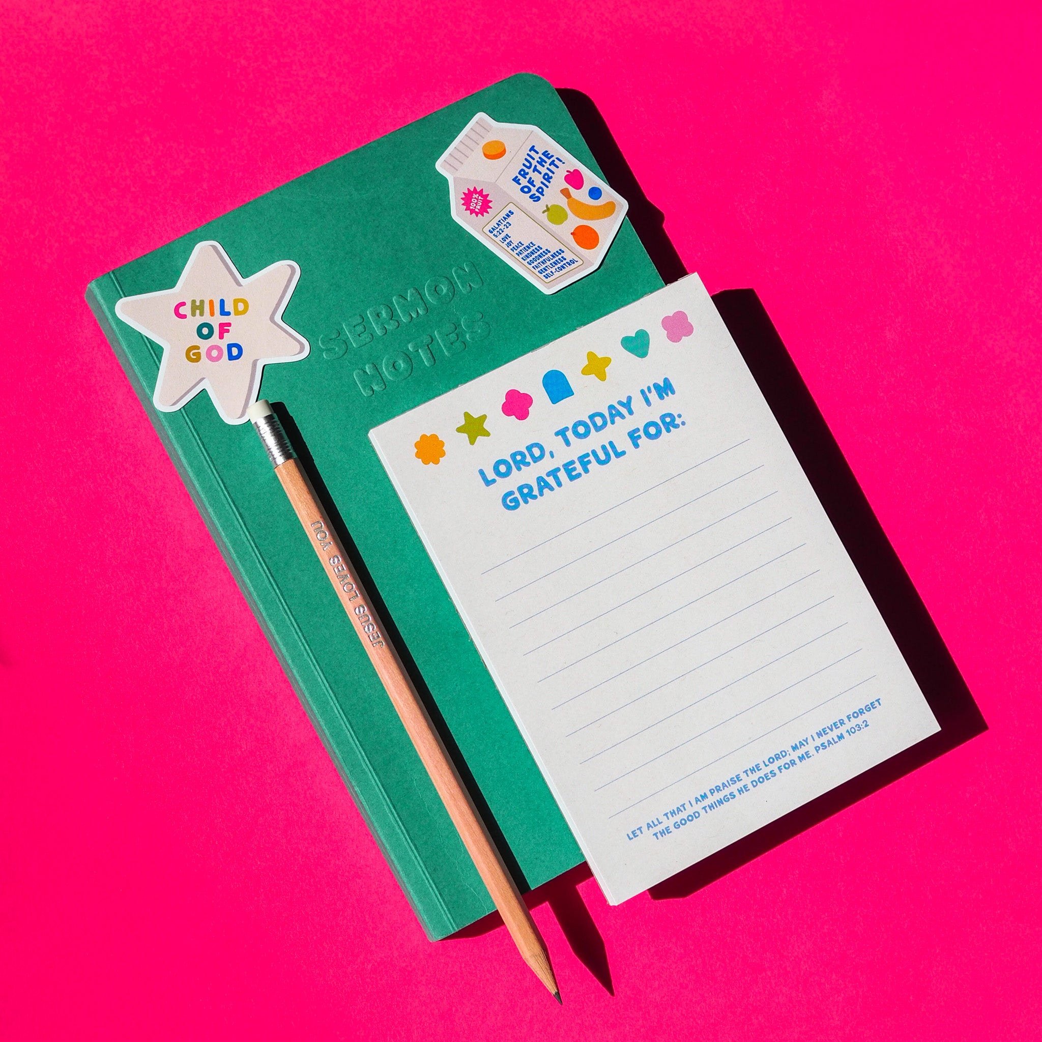 A6 Gratitude Notepad | Shapes
