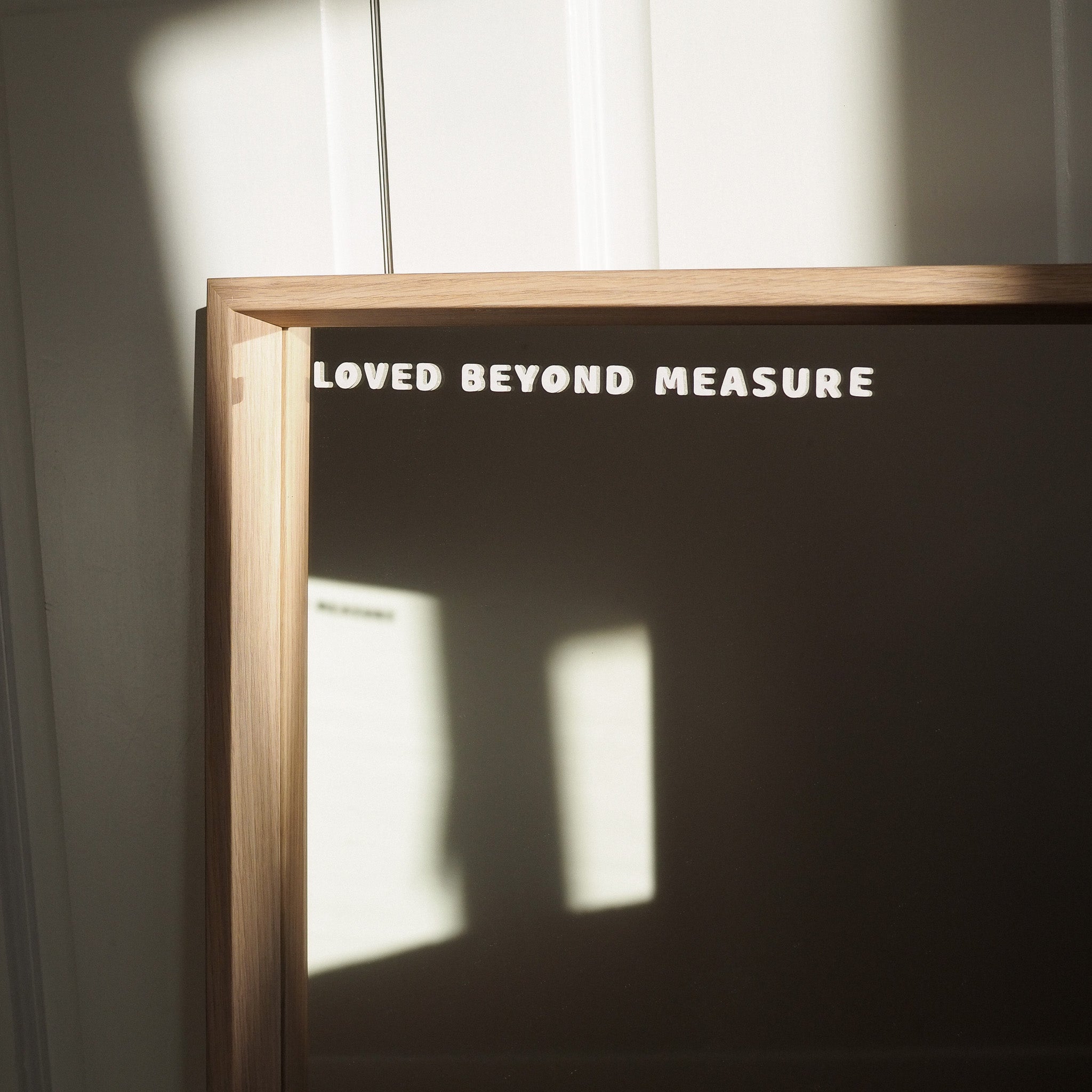 Loved Beyond Measure | Mirror Decal
