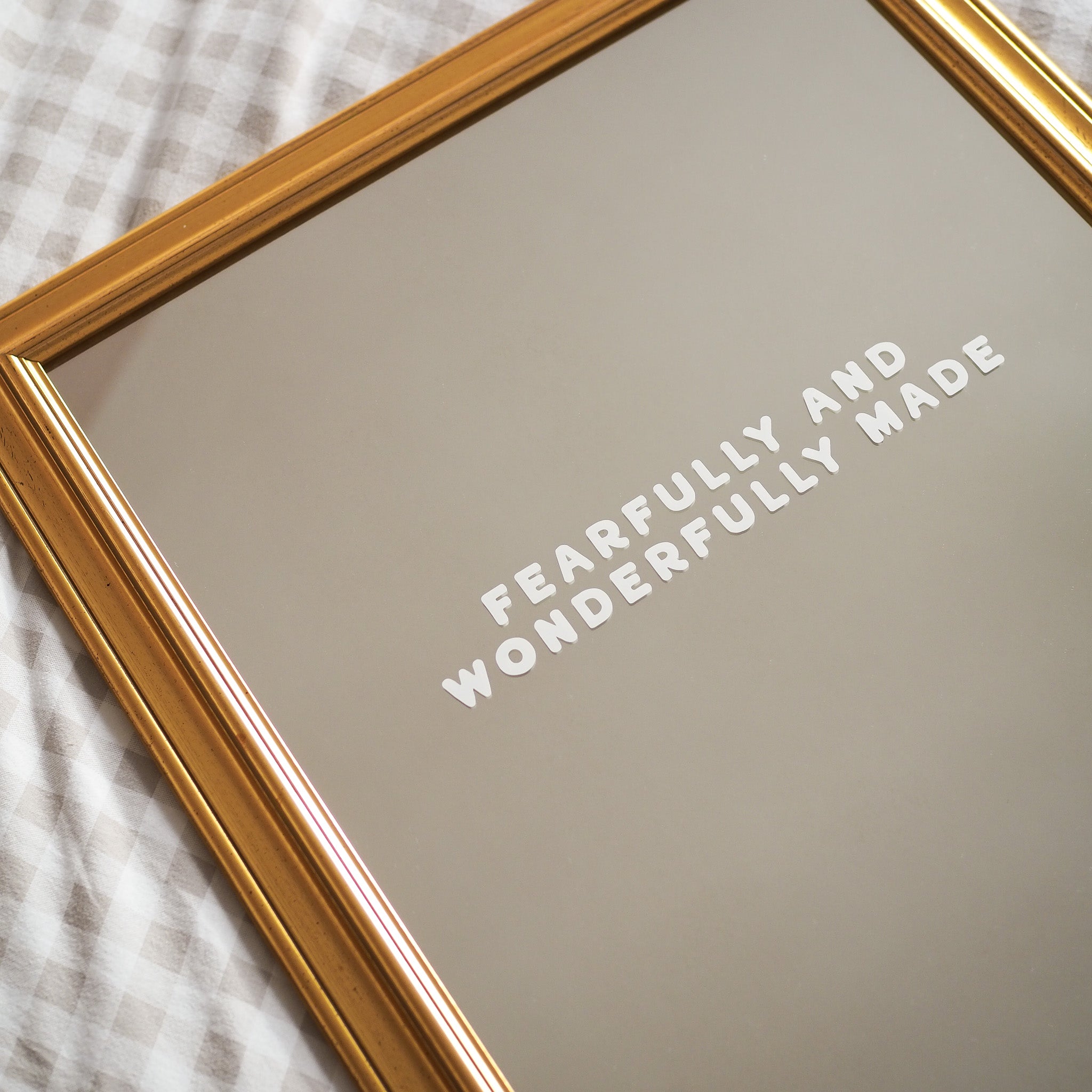 Fearfully and Wonderfully Made | Mirror Decal