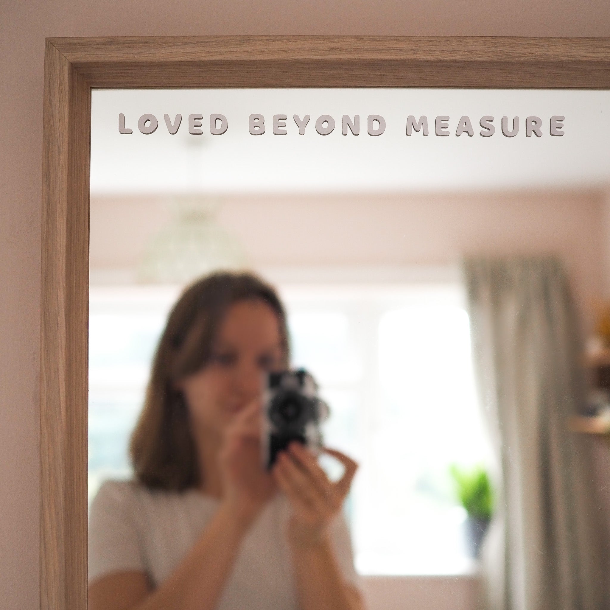 Loved Beyond Measure | Mirror Decal