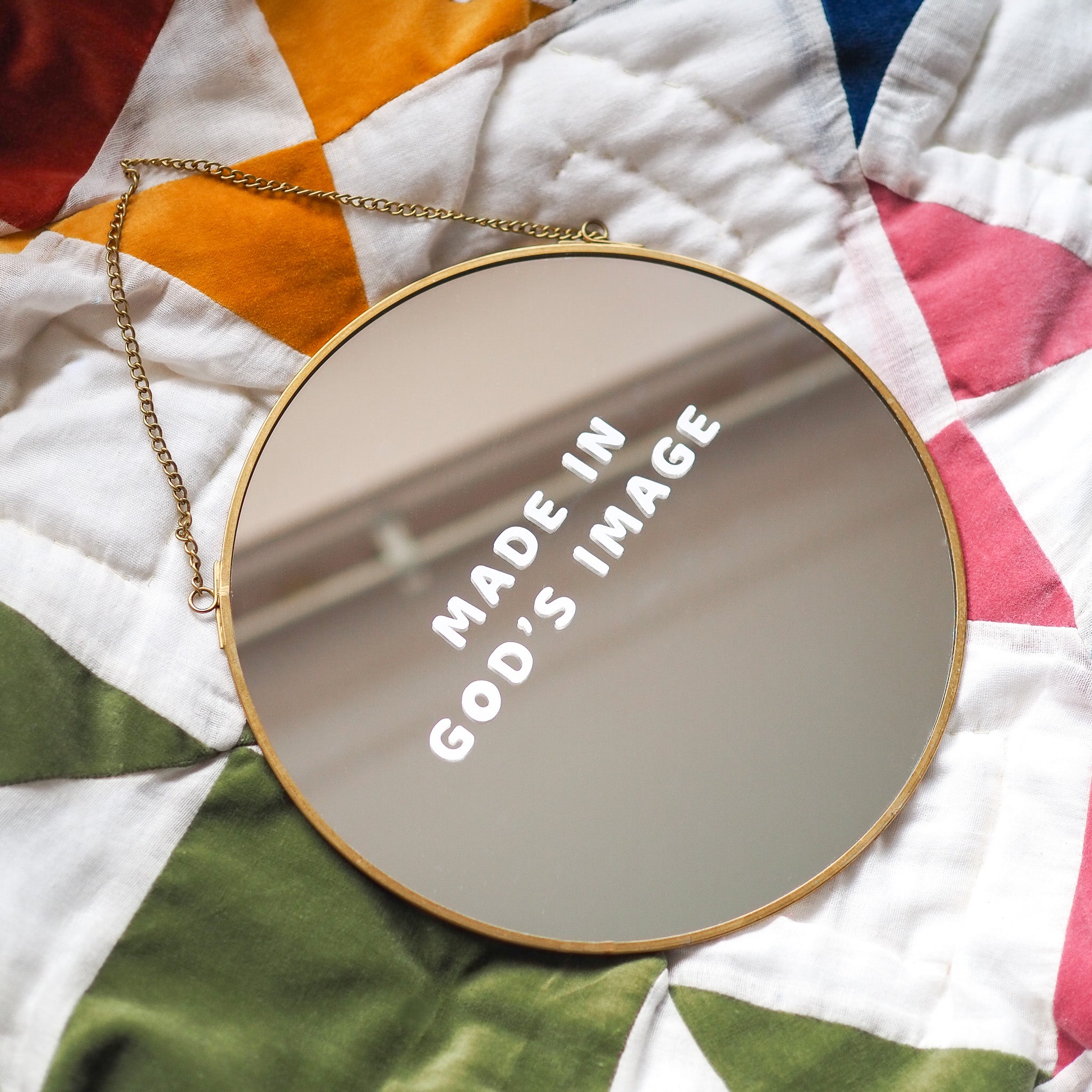 Made in God's Image | Mirror Decal