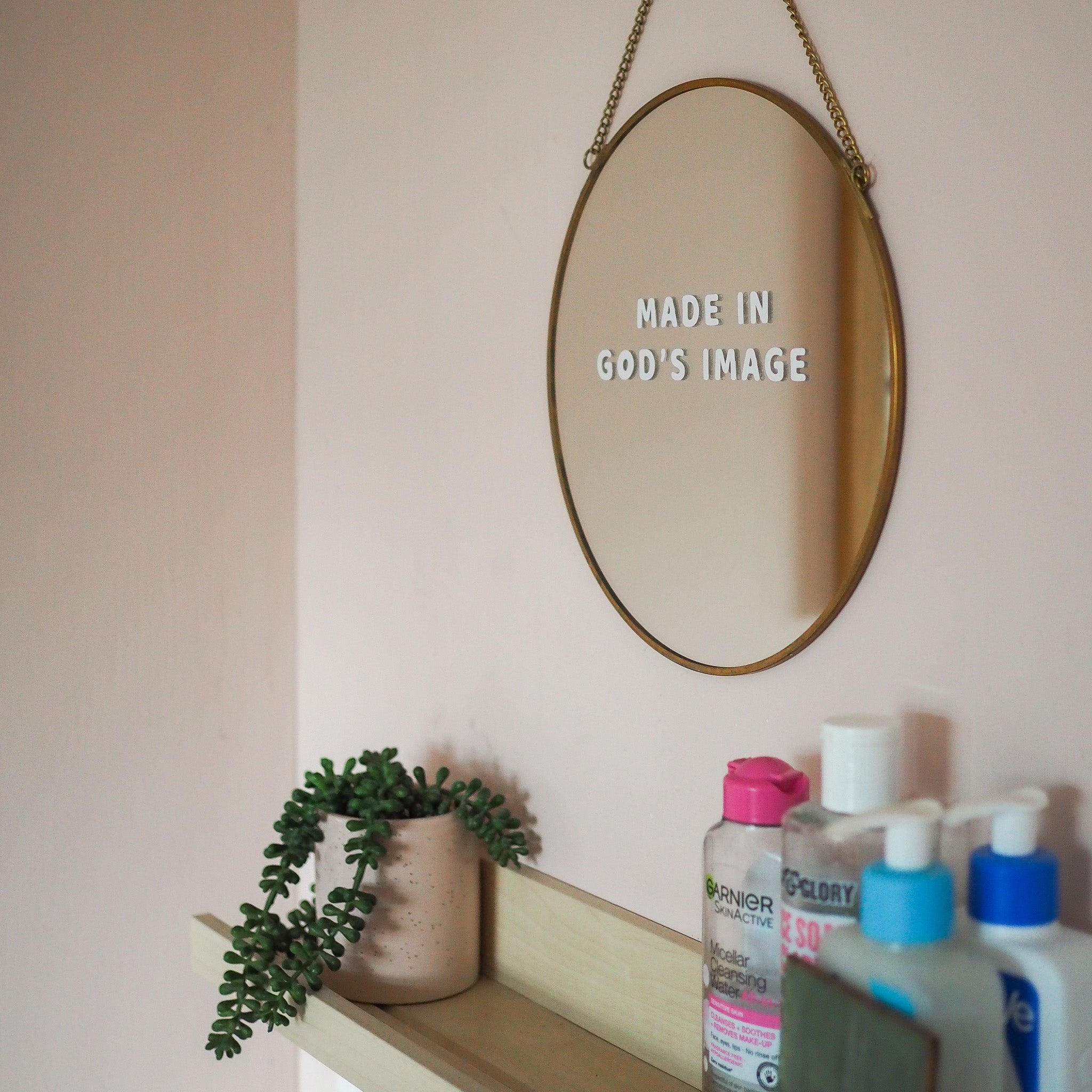 Made in God's Image | Mirror Decal