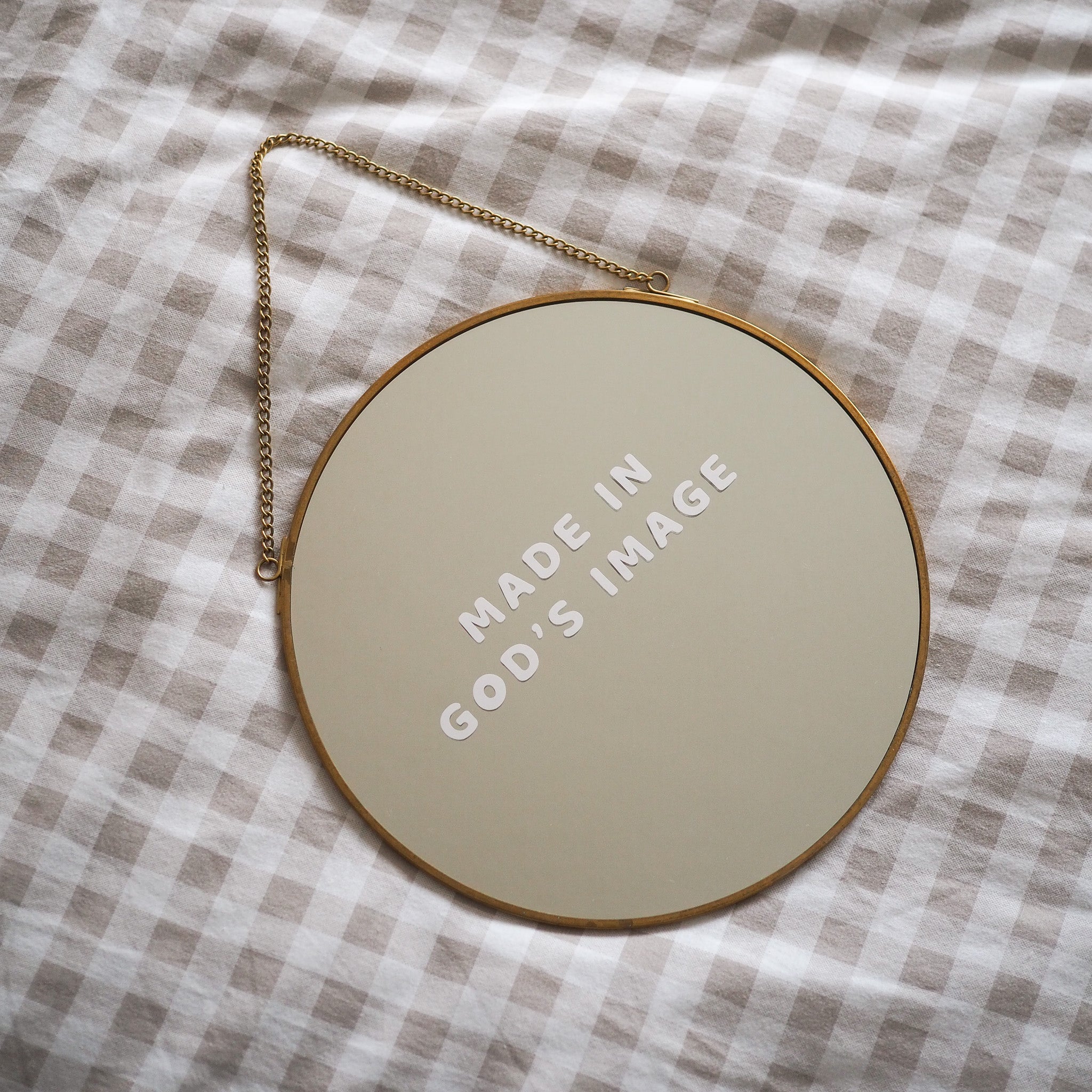 Made in God's Image | Mirror Decal