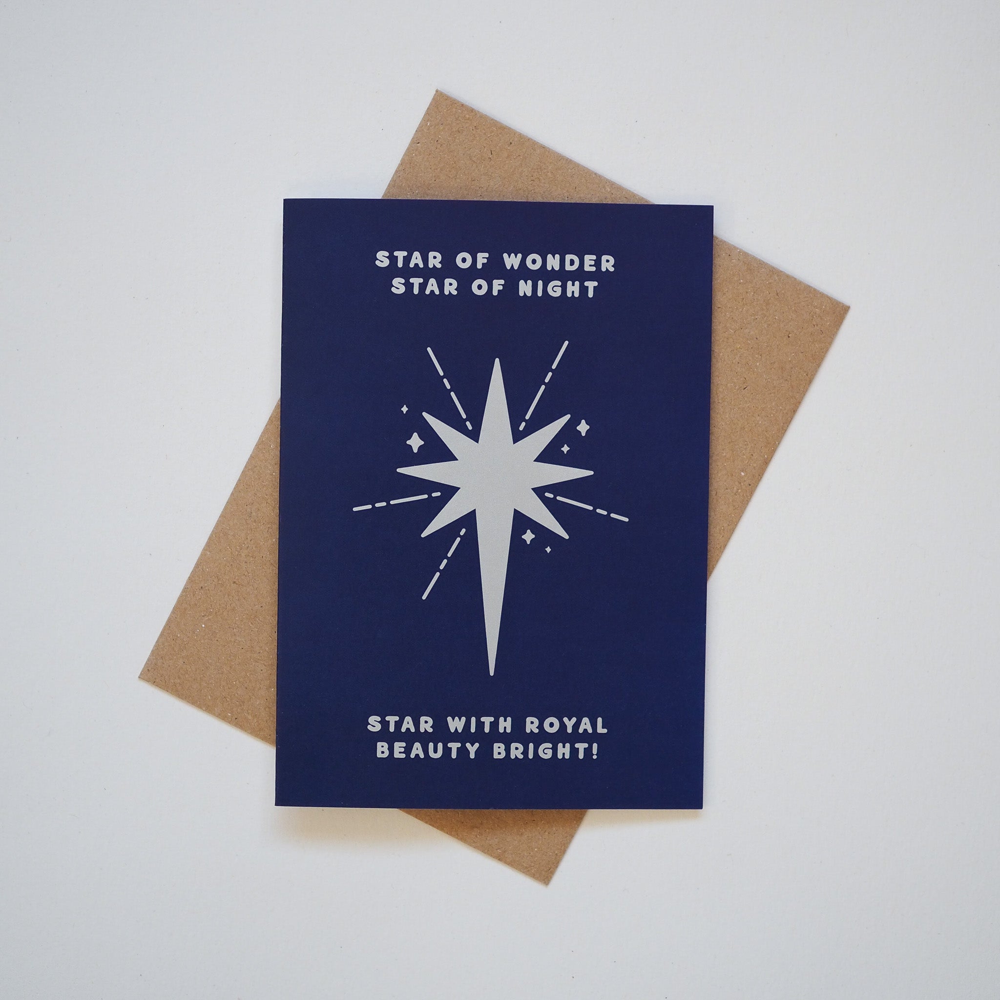 Star of Wonder | Single Christmas Card