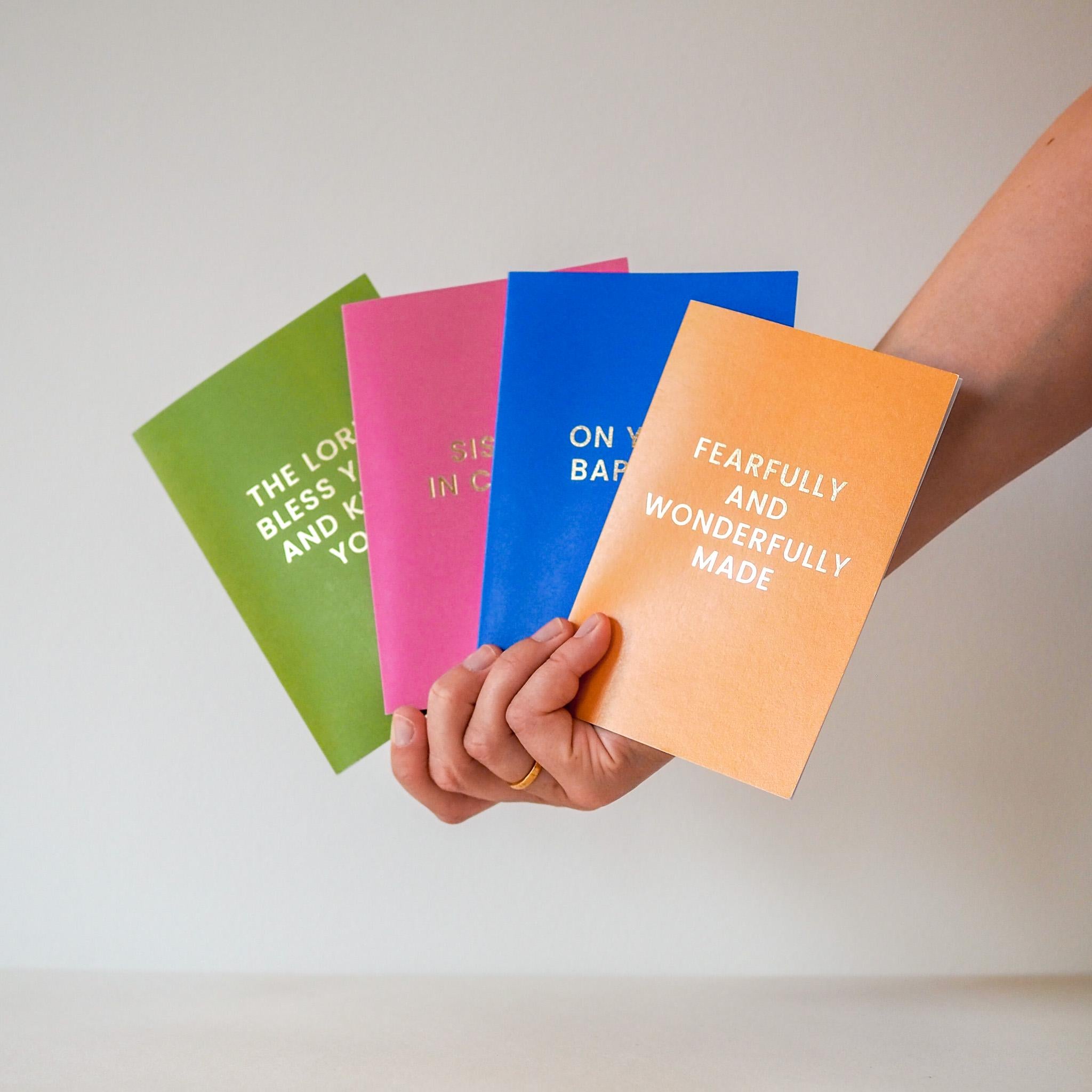 Gold Foil Cards | Pack of 4