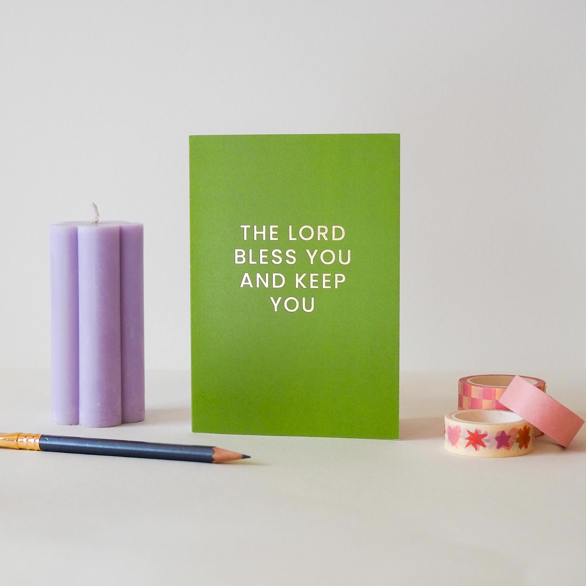 The Lord Bless You and Keep You Card